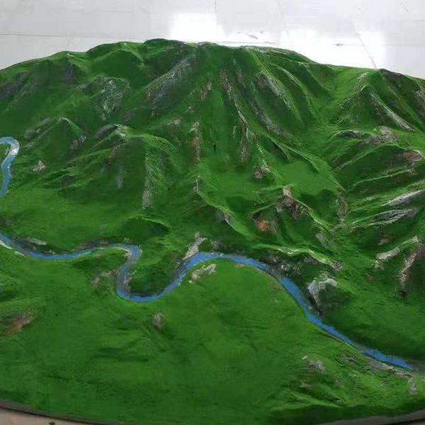 怎样按实际康乐地形雕刻制作